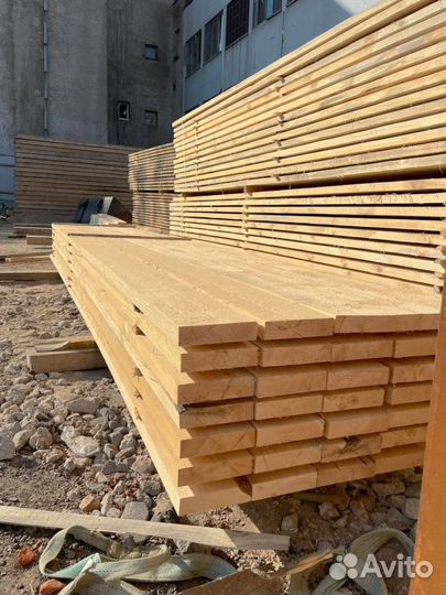 Доска обрезная 40х100х6000мм