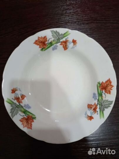 Тарелка глубокая. Фарфор. Япония. tono china