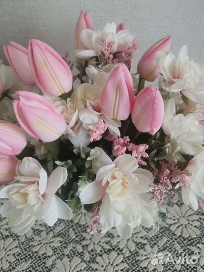 Искусственные цветы букеты