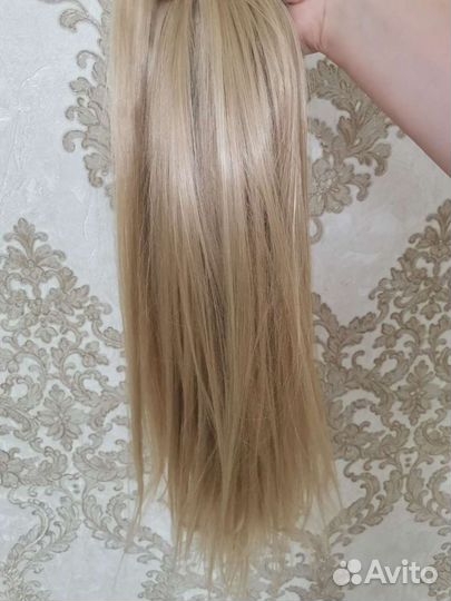 Накладные волосы на заколках