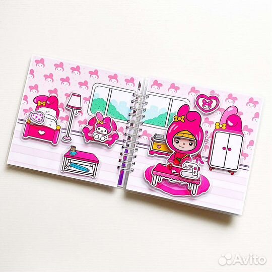 Книжка на липучках Мелоди и Куроми