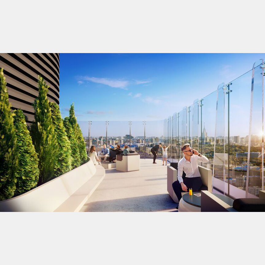 2-к. квартира, 67,3 м², 26/50 эт.