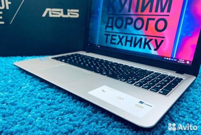 Золотой 4х ядерный Asus в коробке/Рассрочка/Гарант
