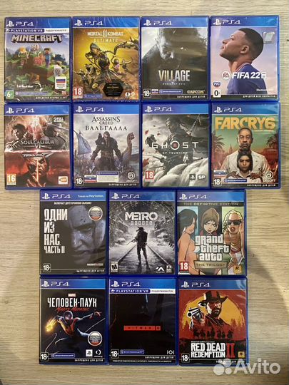 Игры для sony PS 4