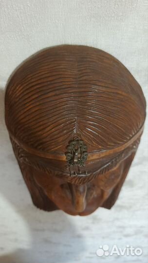 Маска вождя Ацтеков. Дерево