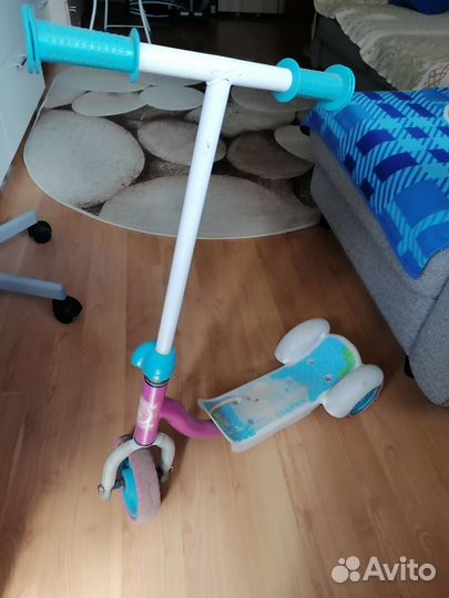 Самокат детский трехколесный бу