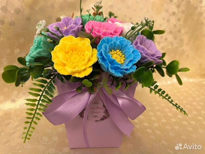 Букеты из мыла ручной работы