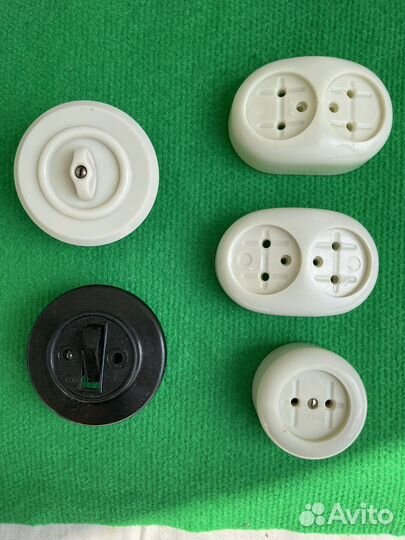 Розетки и выключатели СССР