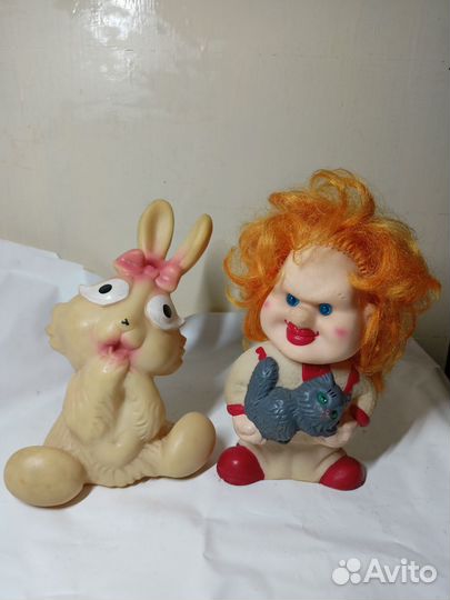 Резиновые игрушки СССР