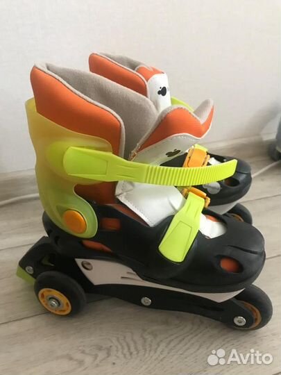 Роликовые коньки детские раздвижные