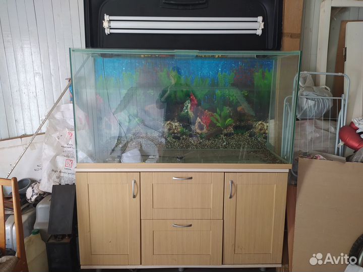 Аквариум 600 литров + тумба