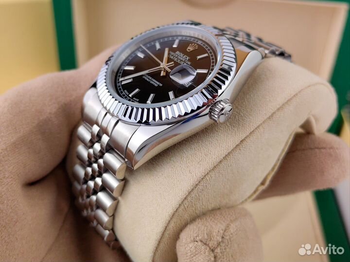 Часы мужские Rolex Datejust механика black