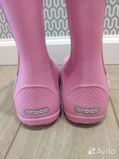 Сапоги crocs для девочки