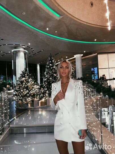 Платье пиджак вечернее