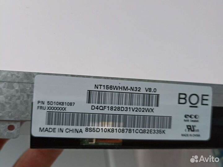 Матрица новая nt156whm-n32 v8.0 15.6 30pin slim