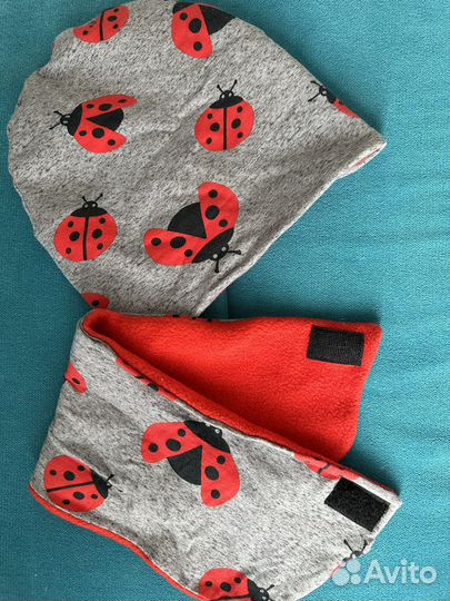 Комплект шапка и снуд детский