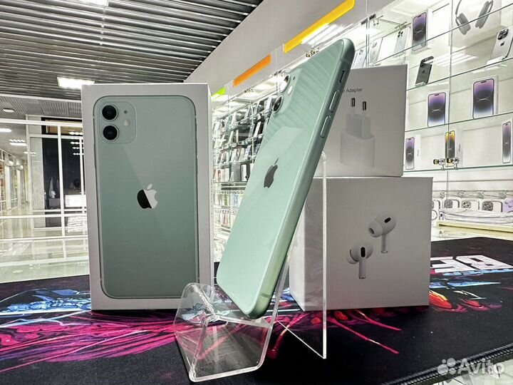iPhone 11 256Gb Green оригинал идеал