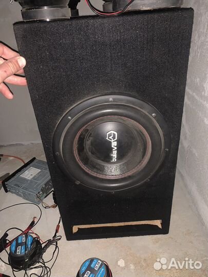 Автозвук саб усилитель моноблк колонки магнитола