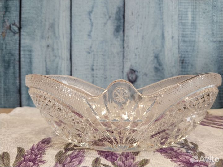 Конфетница/салатник (хрусталь)