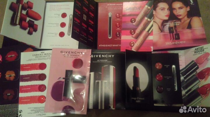 Миниатюры помады бальзамы для губ тушь для ресниц