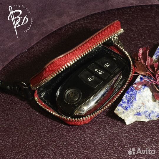 Чехол для наушников AirPods. Кожа. Ручная работа