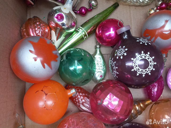 Елочные игрушки СССР одним лотом