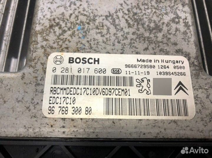 Блок управления двигателем Citroen Berlingo