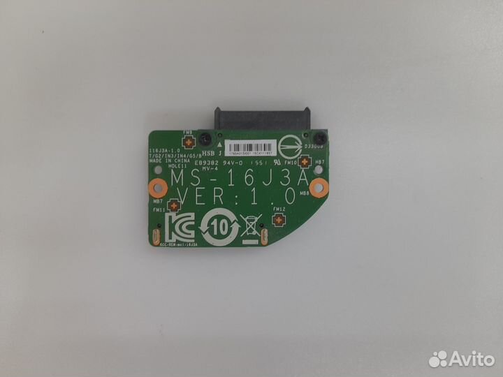 Плата DVD-разъема MS-16J3A MSI MS-1793