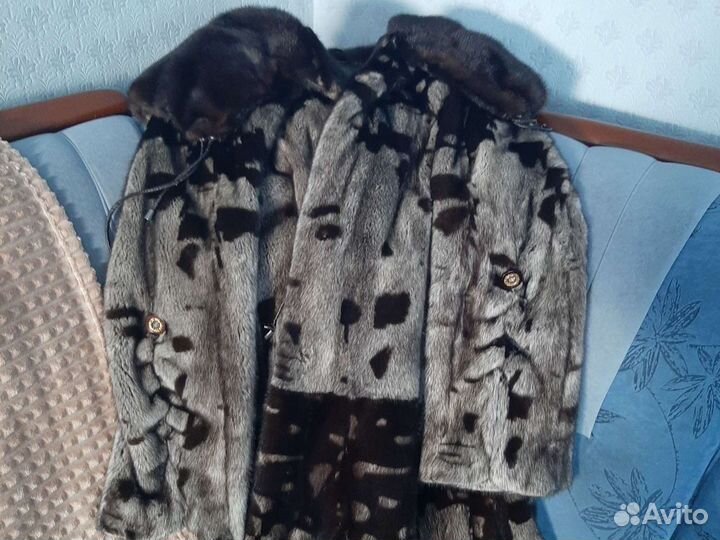 Шуба из меха норки