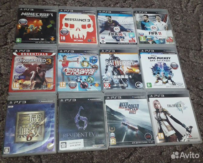 Игры для приставок ps3