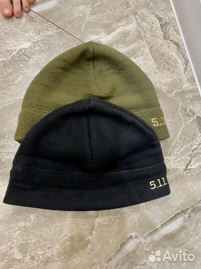 Шапка флисовая для рыбалки и охоты 5:11 черная