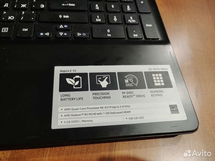 Ноутбук Acer 15,6