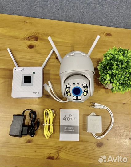 Комплект камера wifi и 4 G роутер