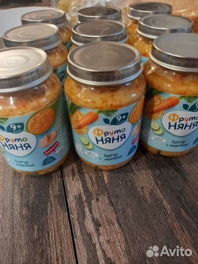 Пюре фрутоняня. разные