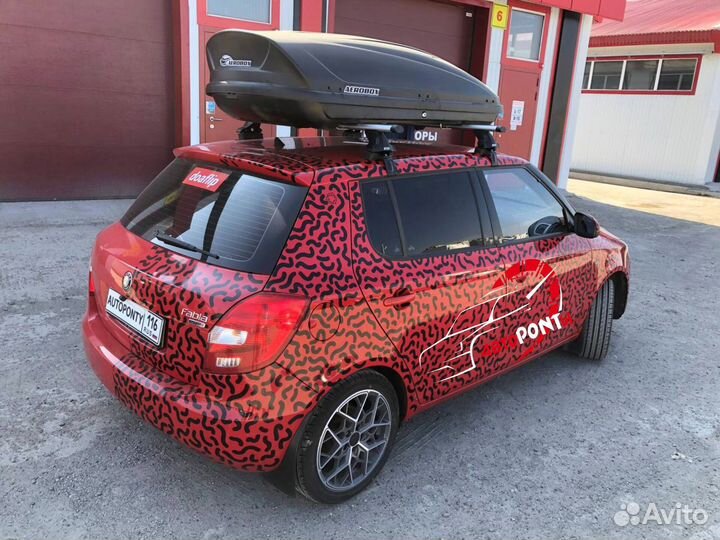 Бокс Аэробокс 470л на Шкода Фабия