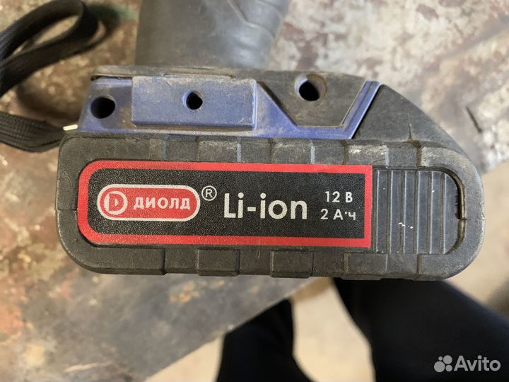 Аккумуляторная дрель-шуруповёрт Диолд