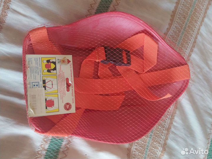 Санки ледянки с ремнем