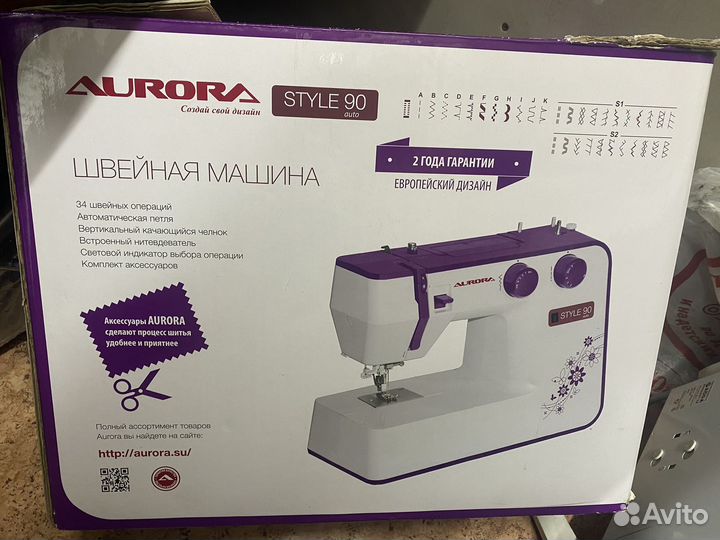 Швейная машина aurora style 90