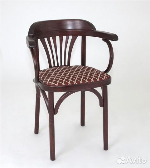 Стул Венский мягкий (махагон, ткань 4 bordo)
