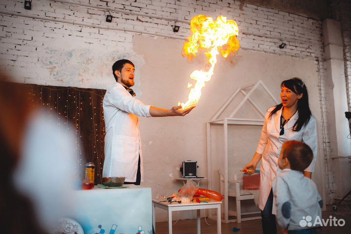 Научное Шоу, Химическое шоу, Аниматоры