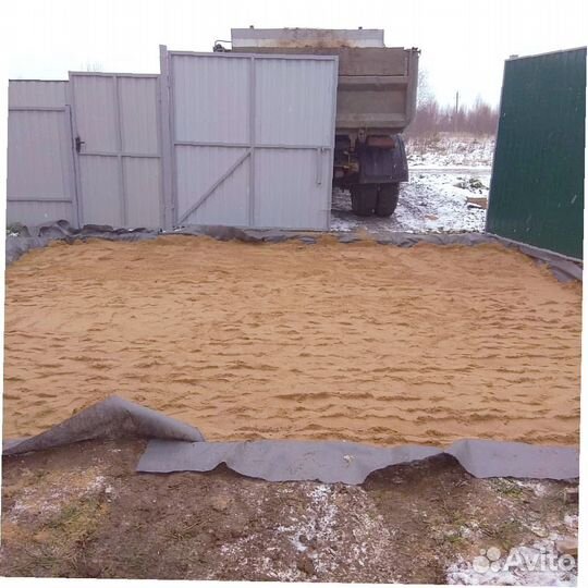 Песок карьерный доставка