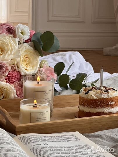 Натуральные аромасвечи из соевого воска