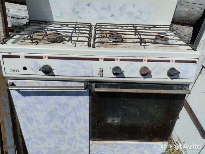 Плита газовая ретро