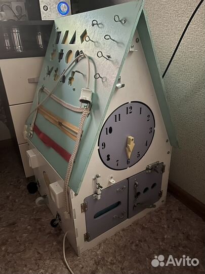 Бизиборд домик со светом большой