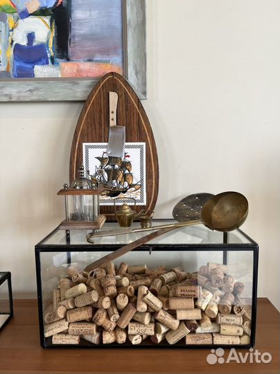 Доска сырная с ножом, мельница, половник, шумовка