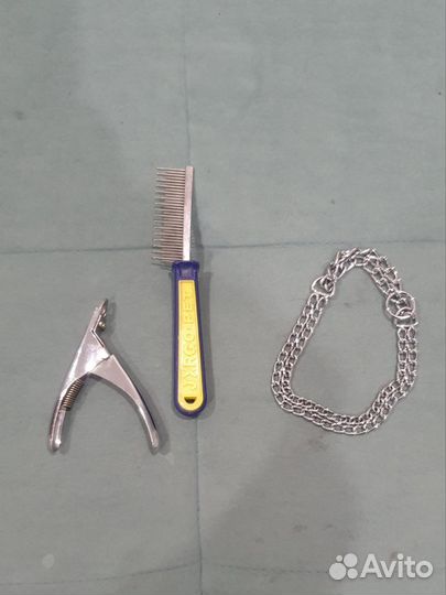 Ошейник, расчёска для собаки