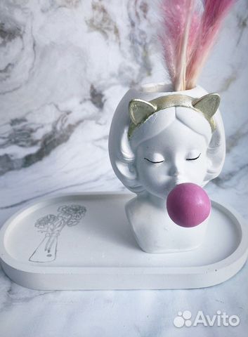 Силиконовый молд девочка с шаром