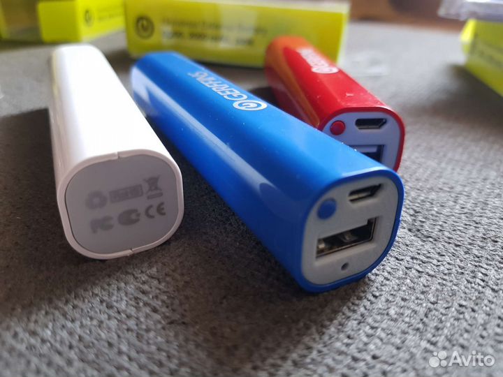 Внешняя Батарея - Power Bank 2000mAh (5 цветов)