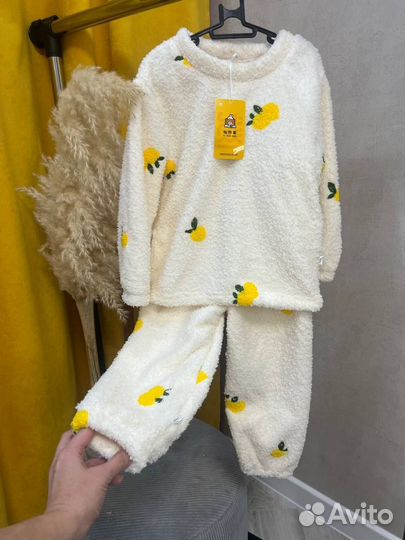 Пижама детская теплая (Домашний костюм) 104-110рр
