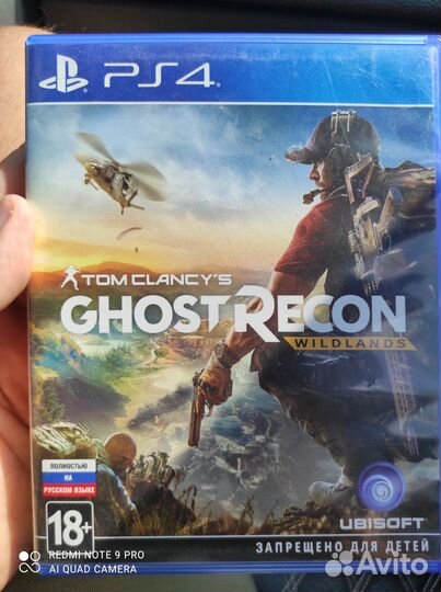 Диски на ps4 Chost Recon